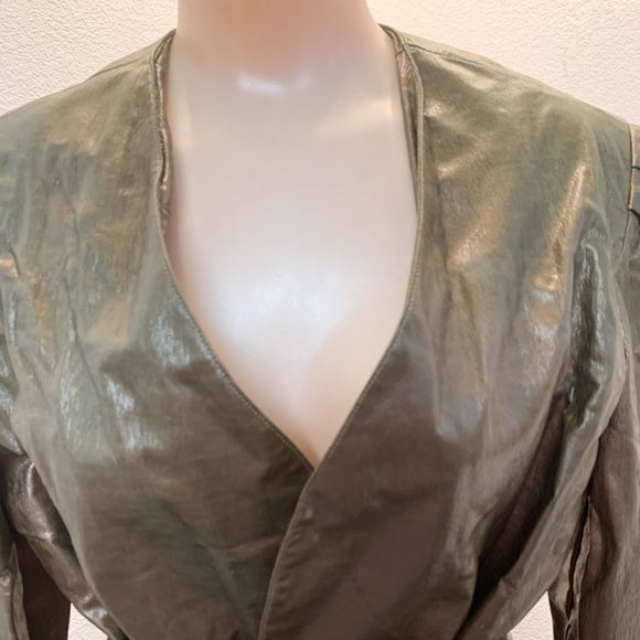 Vintage Sakowitz Joray lightweight jacket with belt size small pre owned - Picture 2 of 11